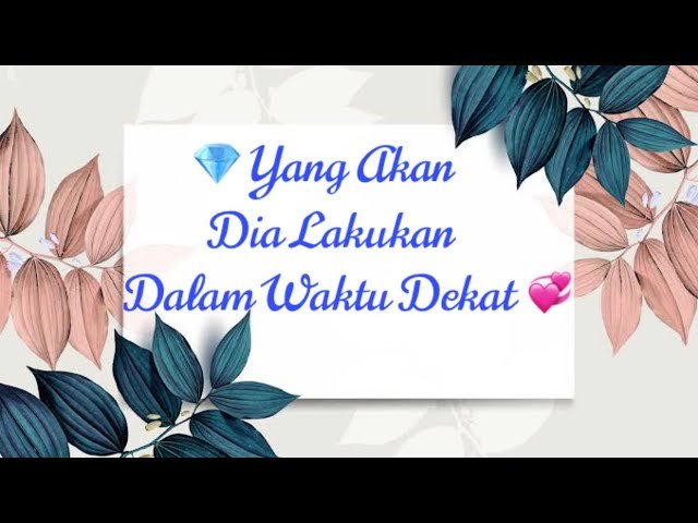 Leia mais sobre o artigo 💎 YANG AKAN DIA LAKUKAN DALAM WAKTU DEKAT 💞 #tarot #generalreading #timeless #mustikatarot