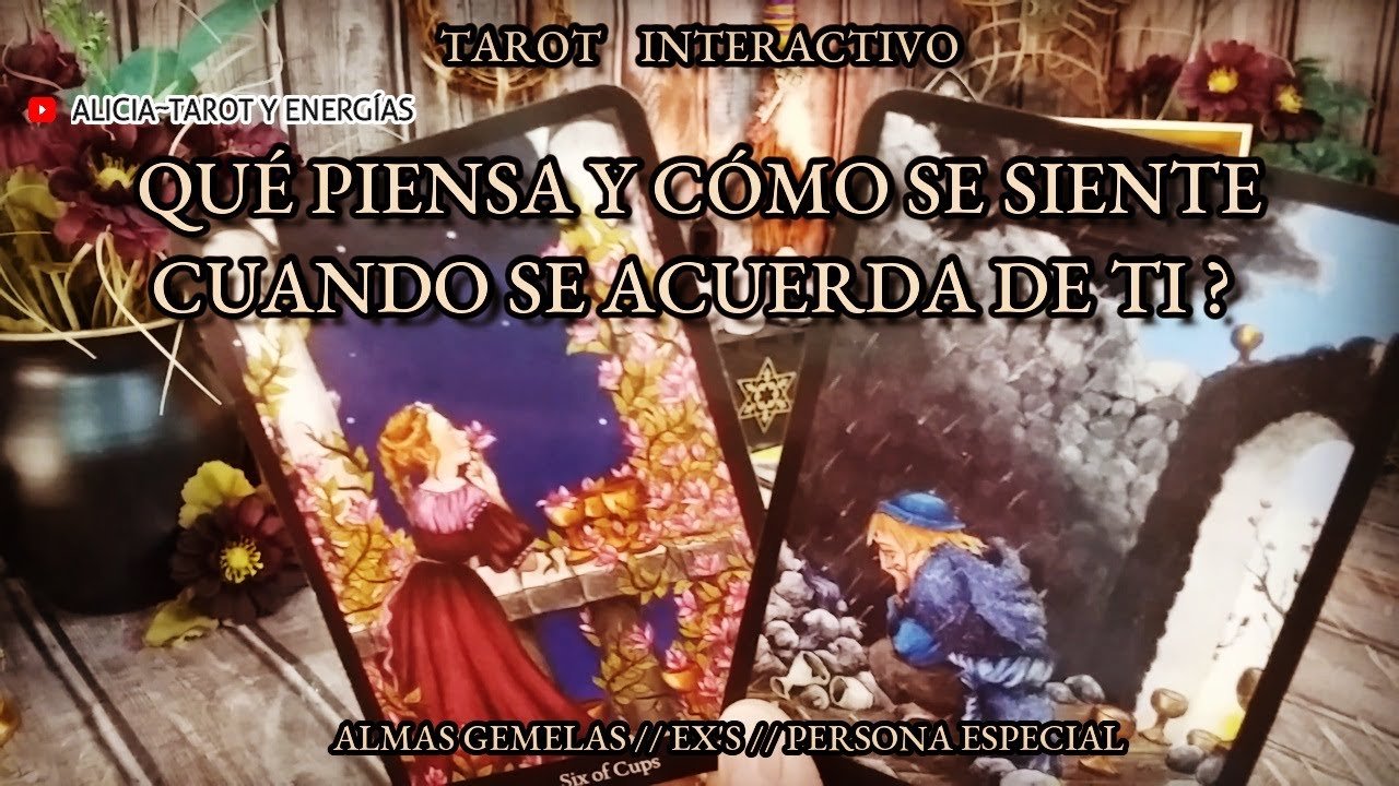 No momento, você está visualizando ✨Qué Piensa 🙇🏻‍♂️💭 y Cómo se Siente 🙆🏻‍♂️💢 cuando se Acuerda de Ti? 🔮 #tarot Interactivo✨