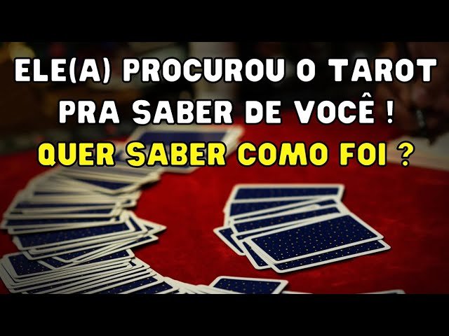 Leia mais sobre o artigo (Revelado) 🔮O que o TAROT diria para ELE (A) SOBRE VOCÊ?