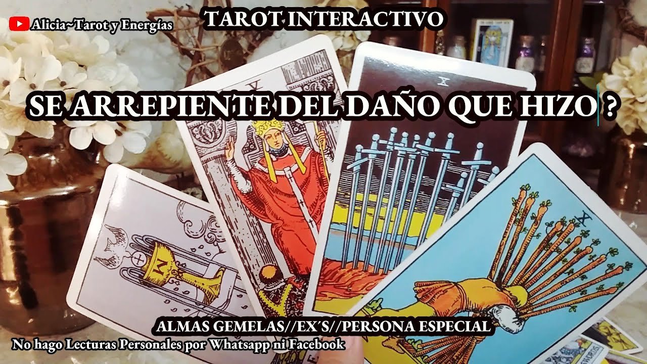No momento, você está visualizando ✨Se Arrepiente del Daño que Hizo? 😓💭 Qué Debes Saber? 🔮Almas Gemelas//Ex’s 🔥 #tarot Interactivo✨