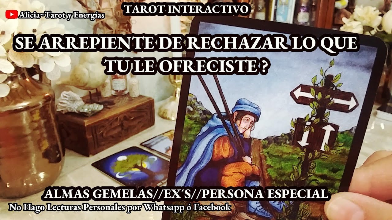 Leia mais sobre o artigo ✨Se Arrepiente de Rechazar lo que Tu le Ofreciste? 🙇🏻‍♂️💔 Almas Gemelas//Ex’s🔥#tarot Interactivo✨