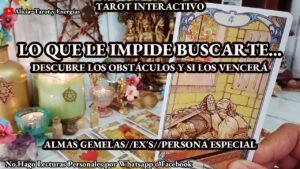 Leia mais sobre o artigo ✨Qué le Impide Buscarte?🙆🏻‍♂️ Descubre los Obstáculos y si Los Vencerá⚖💫Almas Gemelas/Ex’s🔥 #tarot ✨