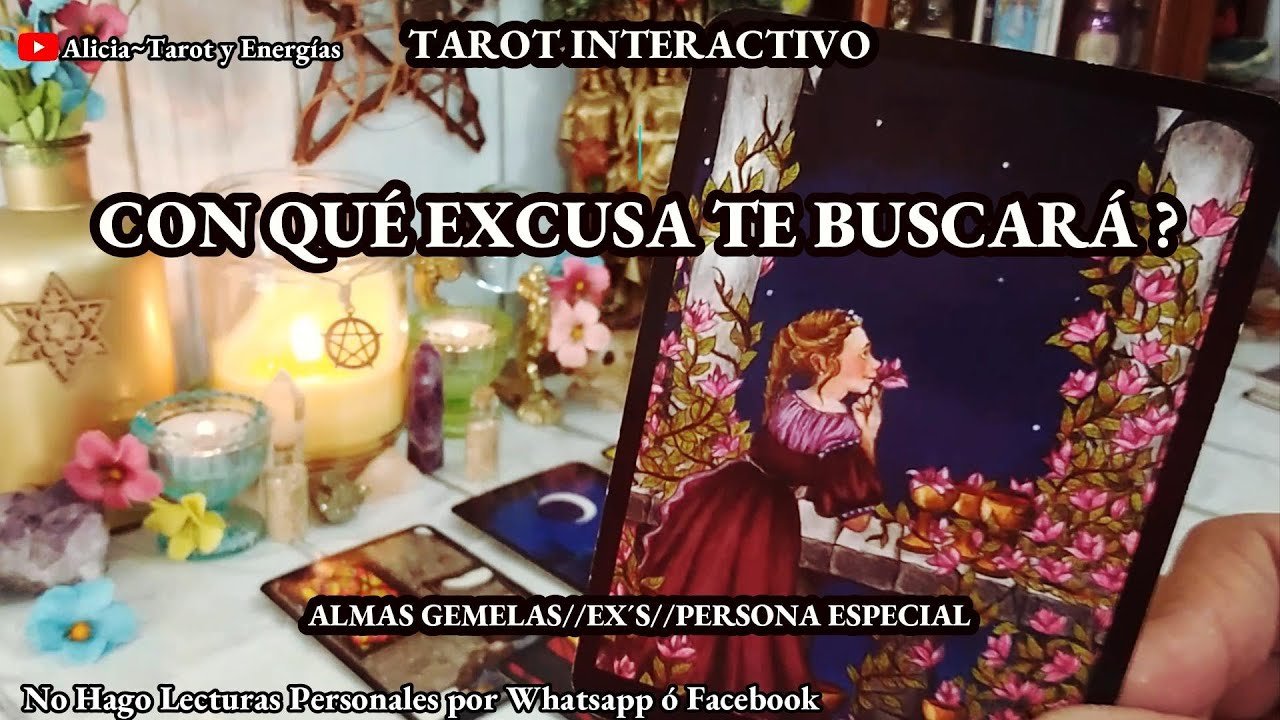 Leia mais sobre o artigo ✨Con qué Pretexto te Buscará ? ☎️💬 Almas Gemelas//Ex’s 🔥 #tarot Interactivo✨