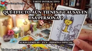 Leia mais sobre o artigo ✨Qué Efecto Aún Tienes y Causas en esa Persona? 🙇🏻‍♂️💭🔥 Almas Gemelas//Ex’s 🔮 #tarot Interactivo✨