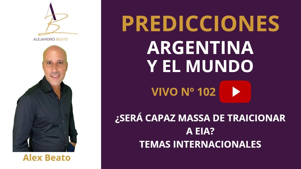 No momento, você está visualizando Argentina Predicciones 🔮Tarot🔮102º ¿SERÁ CAPAZ MASSA DE TRAICIONARA EIA? Con #alexbeato 😄