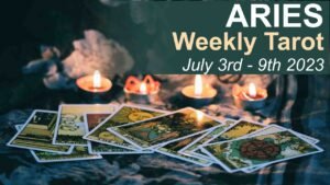 Leia mais sobre o artigo ARIES WEEKLY TAROT READING “A POTENTIALLY LIFE-CHANGING DECISION ARIES” July 3rd to July 9th 2023