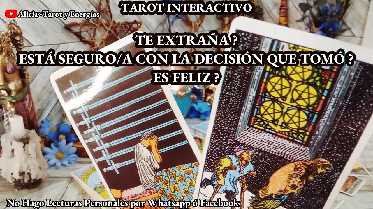No momento, você está visualizando ✨ Te Extraña ? 🙇🏻‍♂️ Está Segur@ con la Decisión que Tomó ? 💥 Es Feliz ? 💔 #tarot Interactivo✨