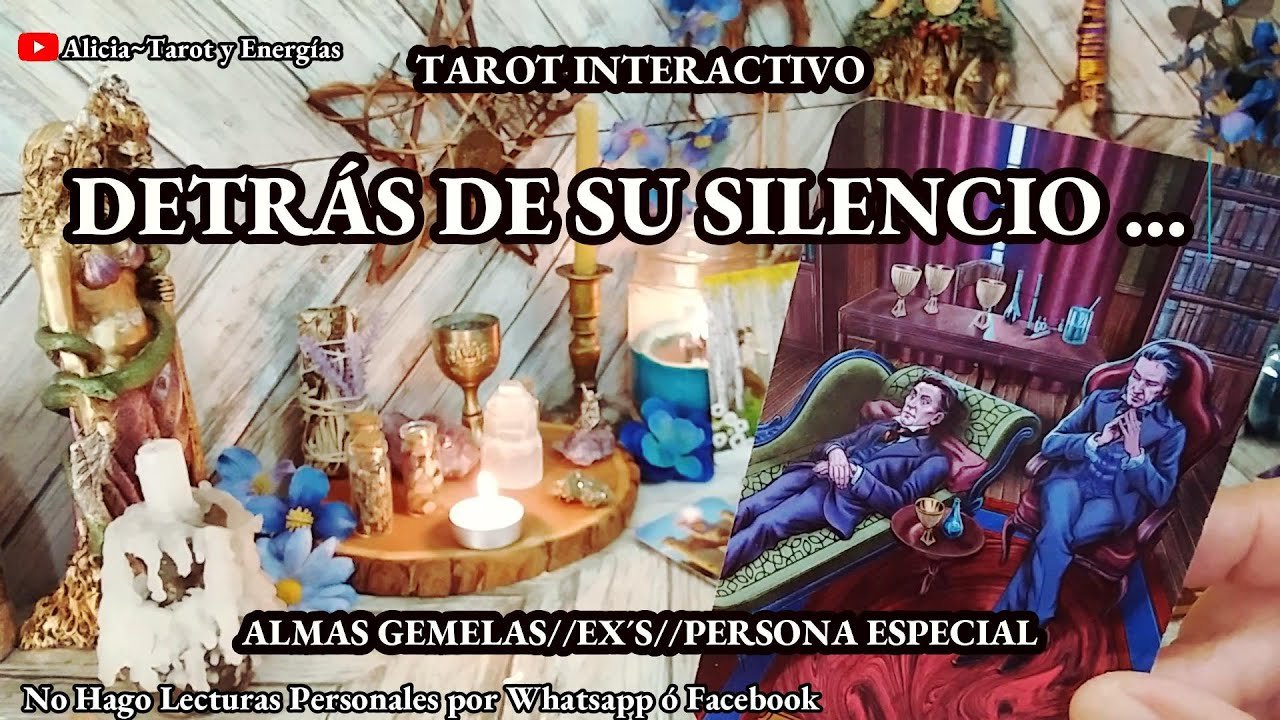 No momento, você está visualizando ✨Detrás de Su Silencio🔎😶Lo que No te Dice las Cartas te lo Cuentan🎴Almas Gemelas🔥 #tarot Interactivo