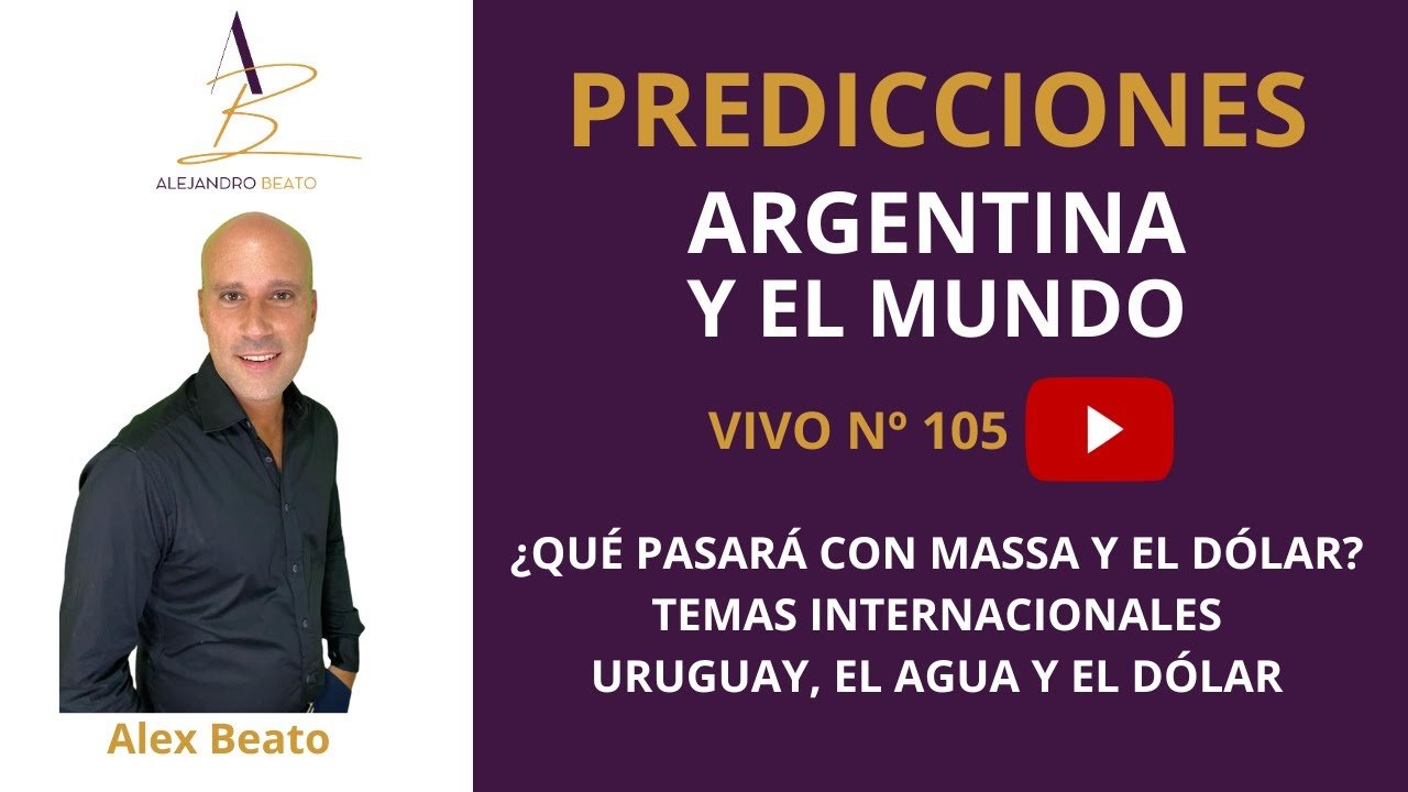 No momento, você está visualizando Argentina Predicciones 🔮Tarot🔮105º  ¿QUÉ PASARÁ CON MASSA Y EL DÓLAR? Con #alexbeato 😄