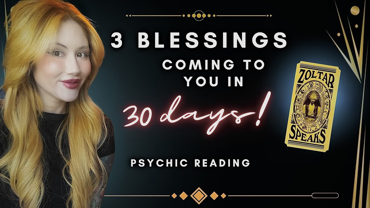 No momento, você está visualizando (Pick A Card→) 3 BLESSINGS Coming to YOU in 30 Days! ⚕Tarot Reading