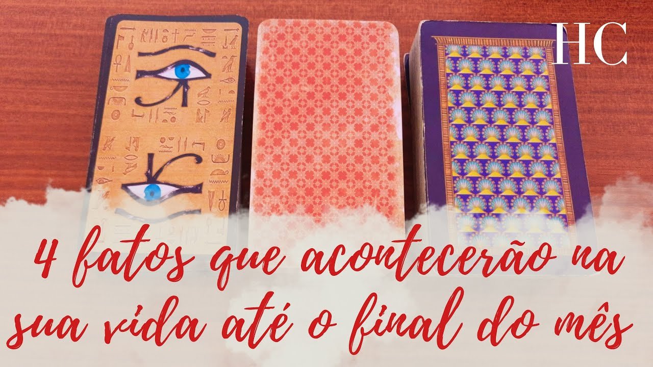 No momento, você está visualizando 4 FATOS QUE ACONTECERÃO NA SUA VIDA ATÉ O FINAL DO MÊS – HC Tarot