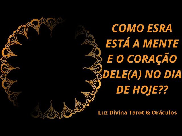 No momento, você está visualizando ✨️🎇COMO ESTÁ A MENTE E O CORAÇÃO DELE(A) POR VOCÊ?? -🥰♥️ Tarot Responde
