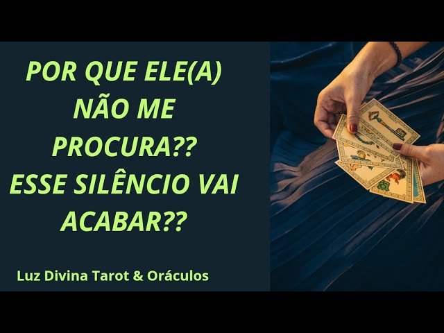 No momento, você está visualizando 🎇✨️Por que ele(a) não me procura?? Esse silêncio vai acabar??🤔💌 – Tarot Responde