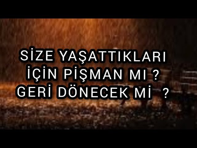 No momento, você está visualizando SİZE YAŞATTIKLARI İÇİN PİŞMAN MI,  GERİ DÖNECEK Mİ ? #erildişil #tarotfalı #üçüncükişiler #aklımdaki