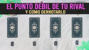 Leia mais sobre o artigo Tarot: El PUNTO DÉBIL DE TU RIVAL Y CÓMO DERROTARLO || ¿Cómo derrotar a tu enemigo? 👑🗡️🤺