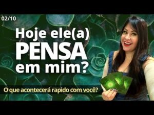 Leia mais sobre o artigo TAROT – LIVE: Ele(a) pensa em mim Hoje? ❤️ 02/10 segunda