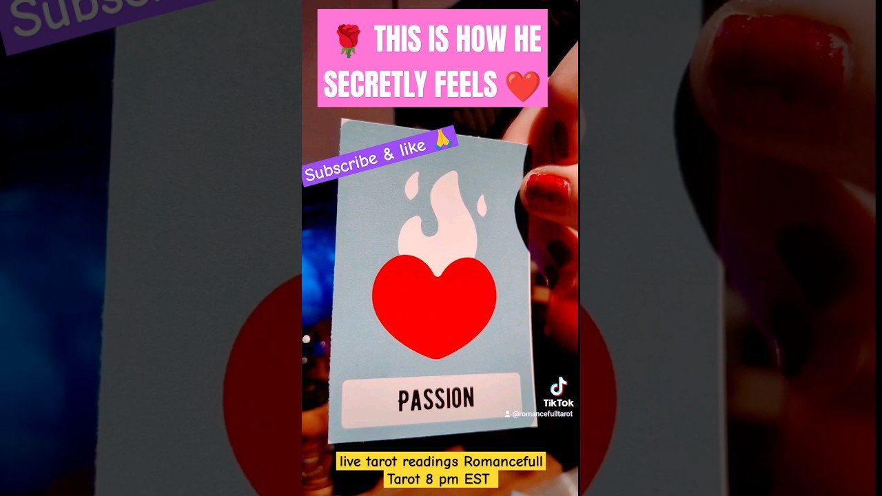 No momento, você está visualizando 💥THIS IS HOW HE SECRETLY FEELS❗❗#shorts #tarot #tarotlove #messages #love #lovemessages