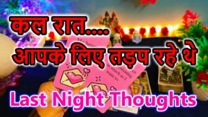 Leia mais sobre o artigo Last Night Thoughts🌺Current Feeling💘Collective Reading🥰Love Reading🌞Magical tarot🎯TodayTarot Reading