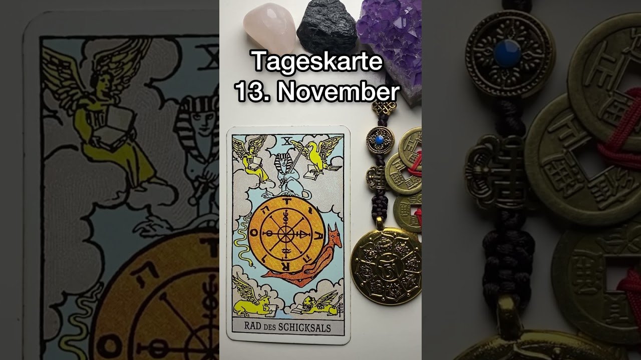 No momento, você está visualizando Tarot TAGESKARTE (13. November 2023)
