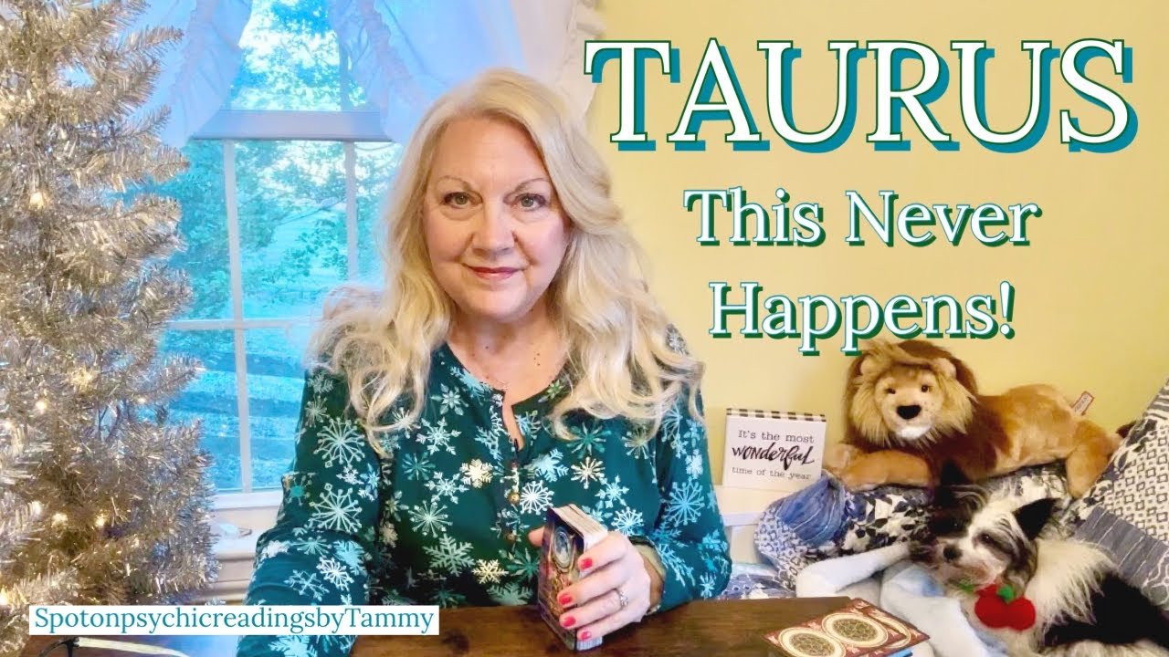 No momento, você está visualizando TAURUS – This Never Happens In Readings!! 😮 December 2023 Tarot