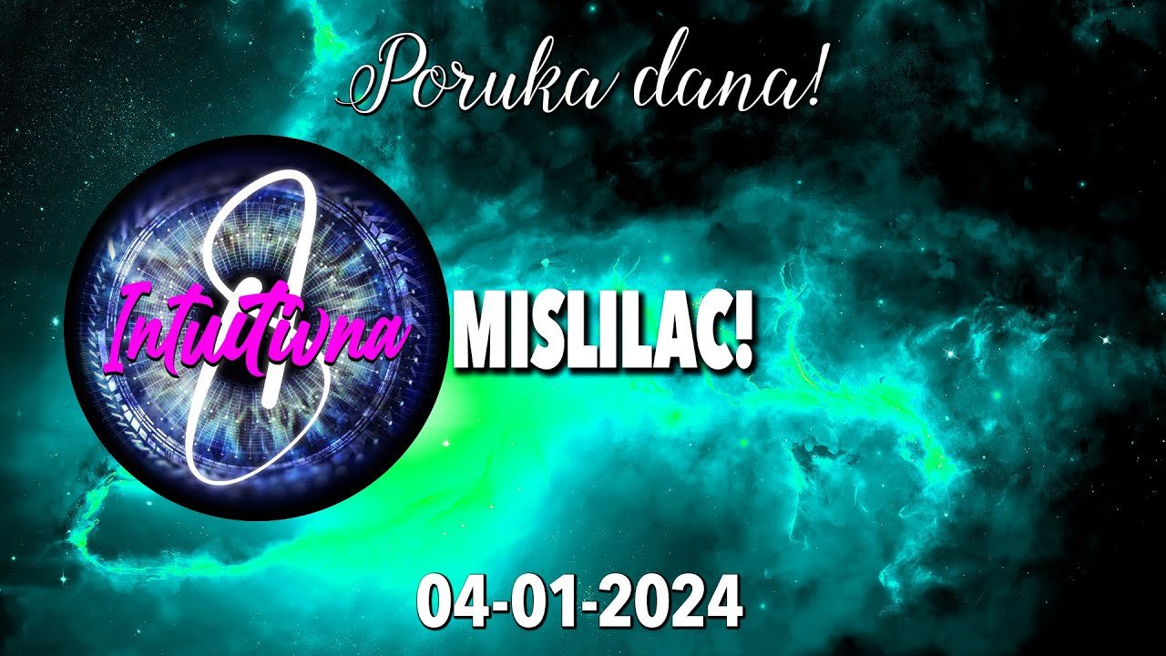 No momento, você está visualizando 📩PORUKA DANA ZA 04.01.2024.📩 MISLILAC! 🌟 Tarot citanje 🔮  @Intuitivna8