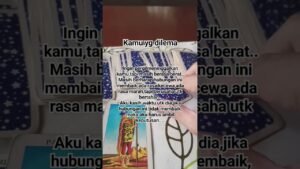 Leia mais sobre o artigo Kamu yg dilema🙁#tarot #tarotreading #tarotcards