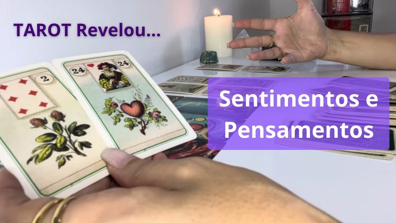 No momento, você está visualizando O que está SENTINDO e PENSANDO sobre você hoje ❤️🤔 TAROT Revelou 🔮