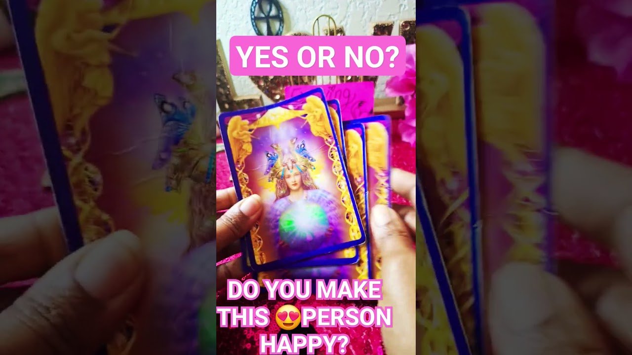 No momento, você está visualizando YES/NO?🔮DO YOU😍MAKE THIS PERSON HAPPY? #tarot #love