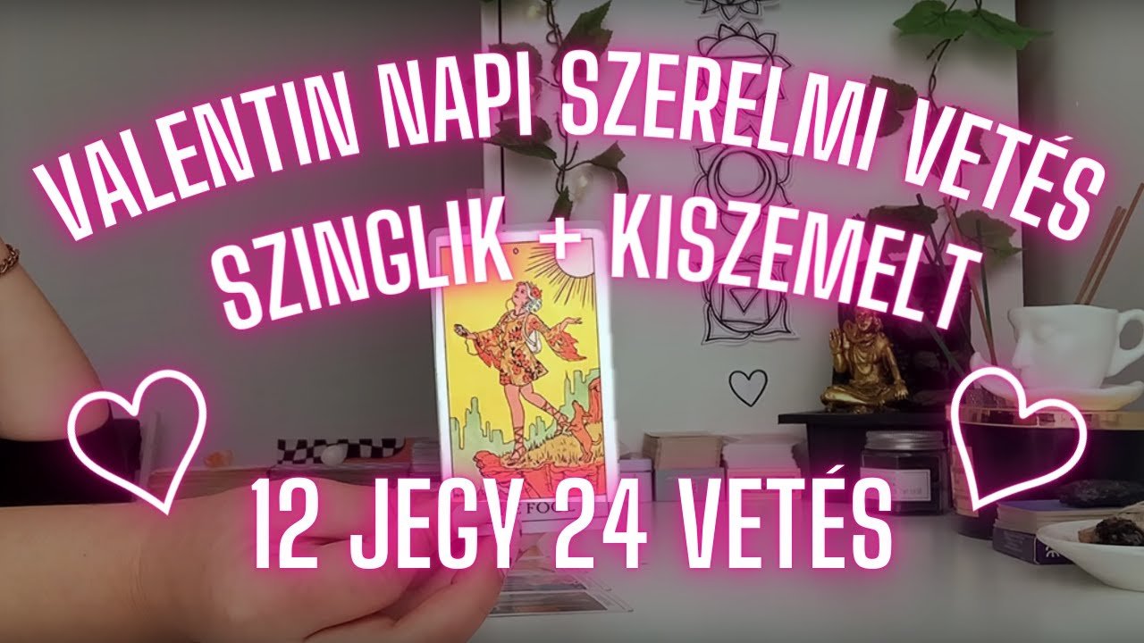 No momento, você está visualizando ❤️ Valentin napi tarot MINDEN JEGYNEK ❤️ Szingliknek is és azoknak is akiknek van kiszemeltje! ❤️