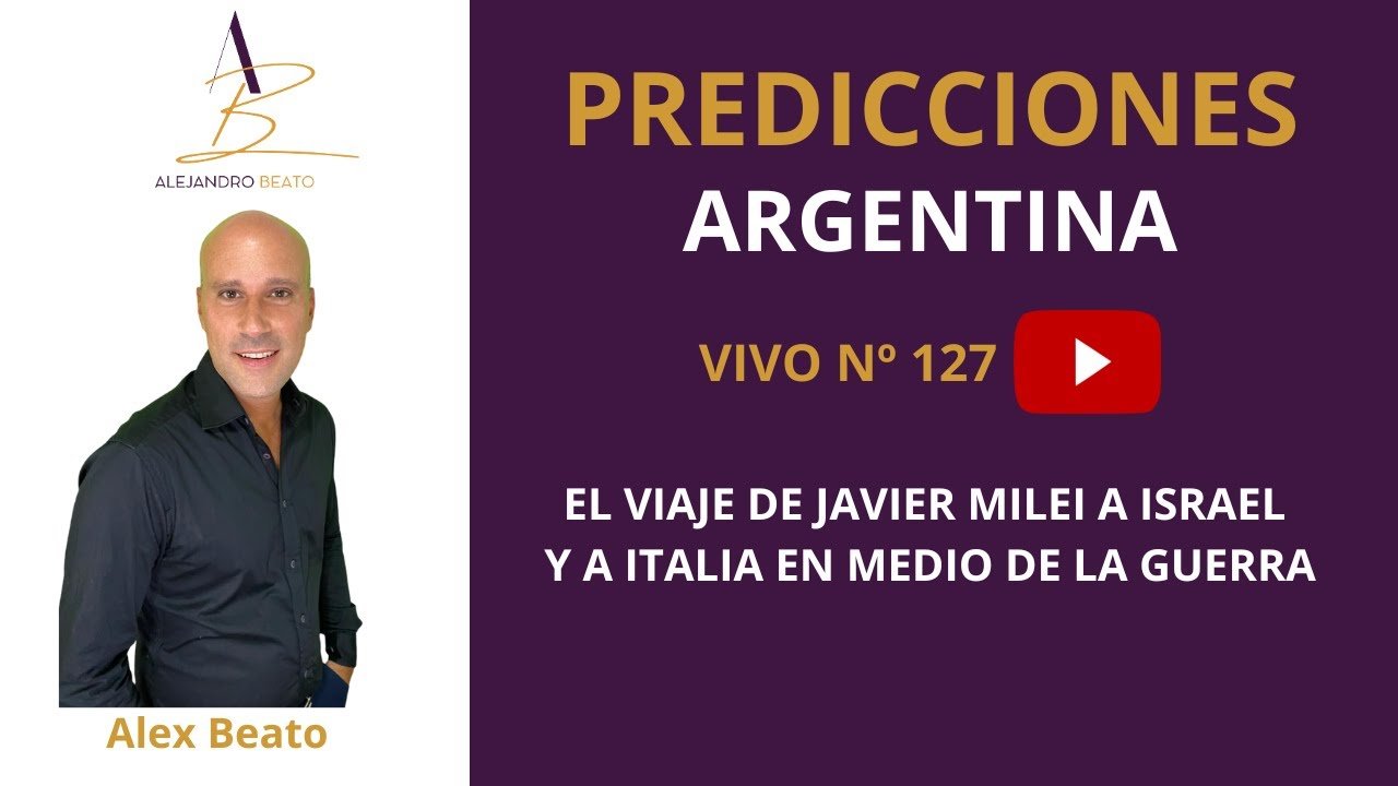 No momento, você está visualizando #predicciones #argentina 🔮Tarot🔮127º -VIAJE A ISRAEL E ITALIA DE JAVIER MILEI- Con #alexbeato😄