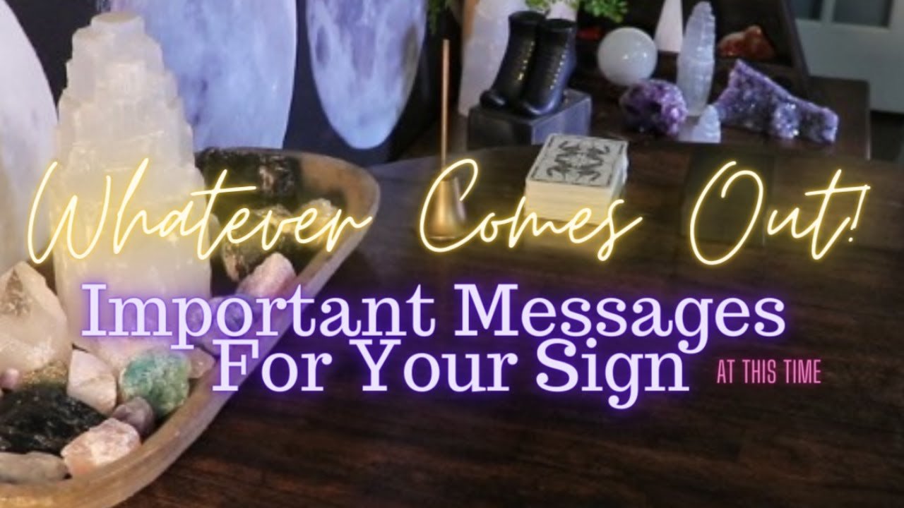 No momento, você está visualizando ALL SIGNS: Whatever Comes Out! Important Messages For YOU