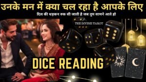 Leia mais sobre o artigo ❤️DICE READING | UNKI CURRENT FEELINGS TODAY  | HINDI TAROT CARD READING | THE DIVINE TAROT