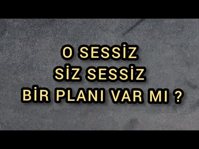 No momento, você está visualizando O SESSİZ SİZ SESSİZ PEKİ BİR PLANI VAR MI ? #tarotfalı #aklımdakikisi #üçüncükişiler #pişmanmı