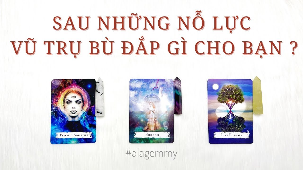 No momento, você está visualizando SAU NHỮNG NỖ LỰC VŨ TRỤ BÙ ĐẮP GÌ CHO BẠN ? 🪐✨🌷🌻Tarot🌈✨🌞🌻