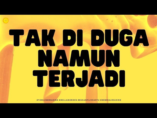 No momento, você está visualizando TAK TERKIRA #mellamorgen #generalreading #djiwabymellamorgen