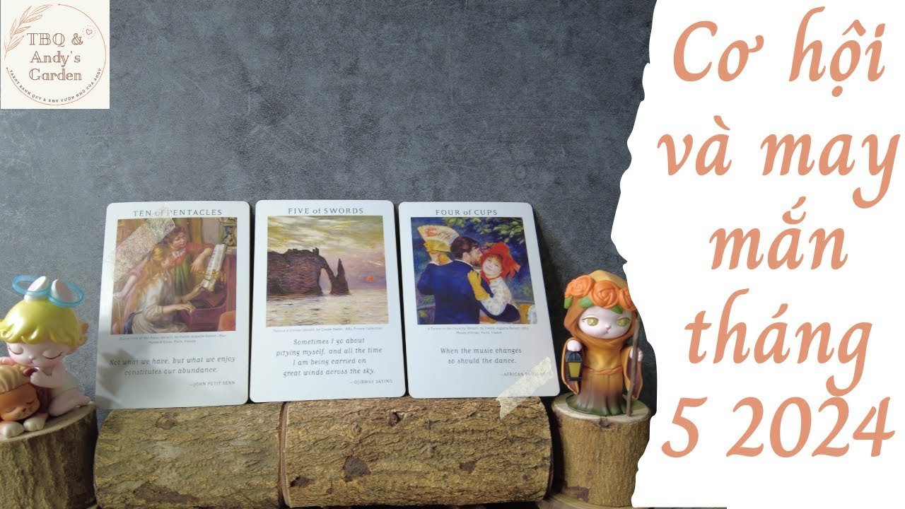 No momento, você está visualizando Cơ hội và may mắn tháng 5 2024 {tình yêu/công việc/thời vận} | Chọn 1 tụ bài | Xem Tarot