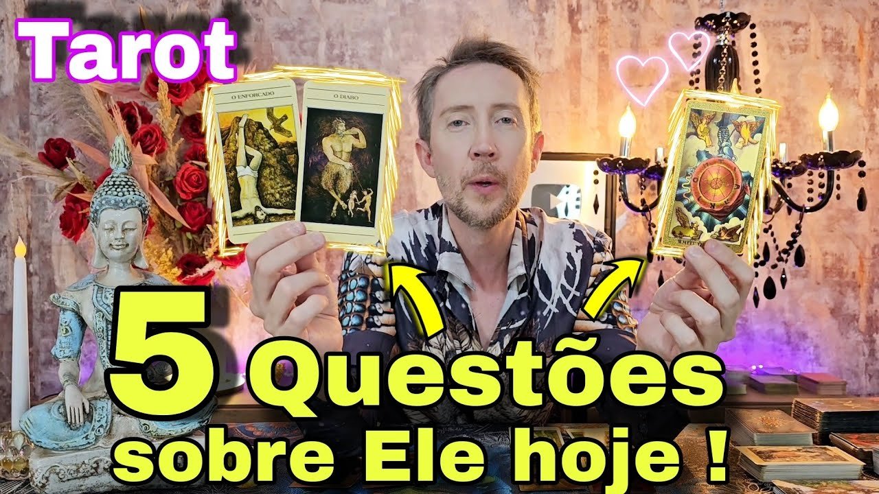 No momento, você está visualizando 5 Questões sobre ele hoje ! O Que ele esconde de você ?O que ele pensa e sente por mim taro ele taro