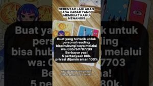 Leia mais sobre o artigo Sebentar lagi akan ada kabar yang membuat mu menangis #tarot #tarotindonesia #tarot2024