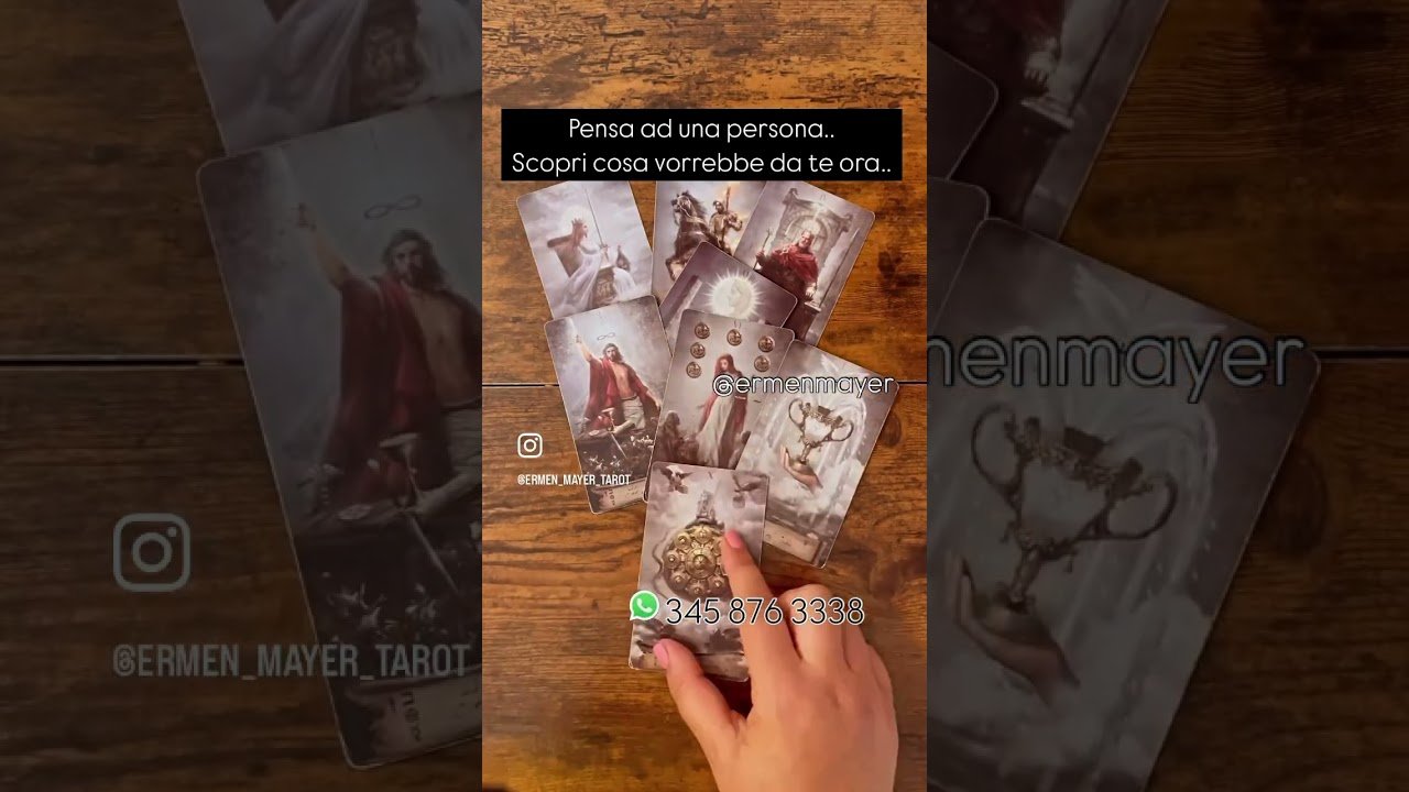 No momento, você está visualizando Pensa ad una persona.. Scopri cosa vorrebbe da te ora.. #ermenmayer #tarot #amore #tarocchi