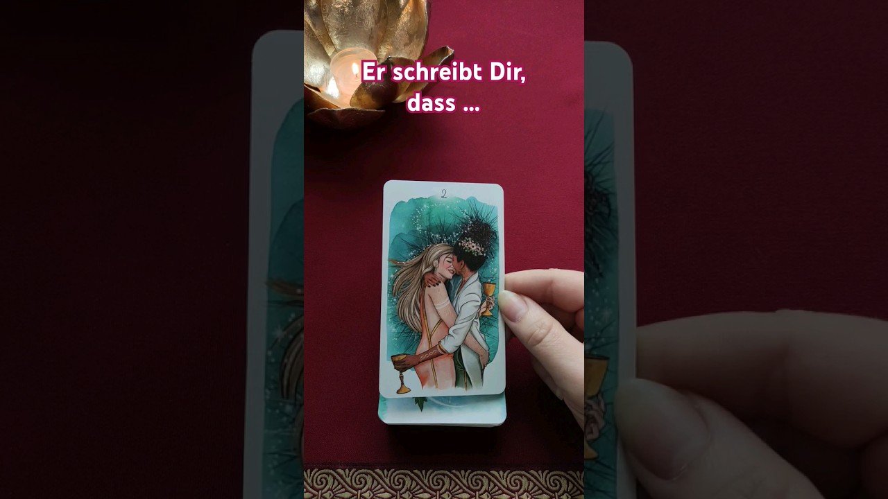 No momento, você está visualizando 12.07.| Er schreibt Dir, dass … #liebesorakel #liebesbotschaft #tarot