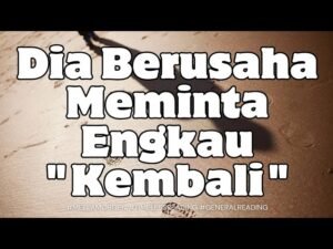 Leia mais sobre o artigo Ia Sadari Sesuatu, Mau Kamu Lagi #timelessreading #tarot #mellamorgen