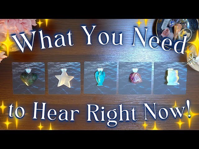 No momento, você está visualizando WHAT YOU NEED TO HEAR RIGHT NOW ⭐️ Pick a Card Tarot Reading ✨