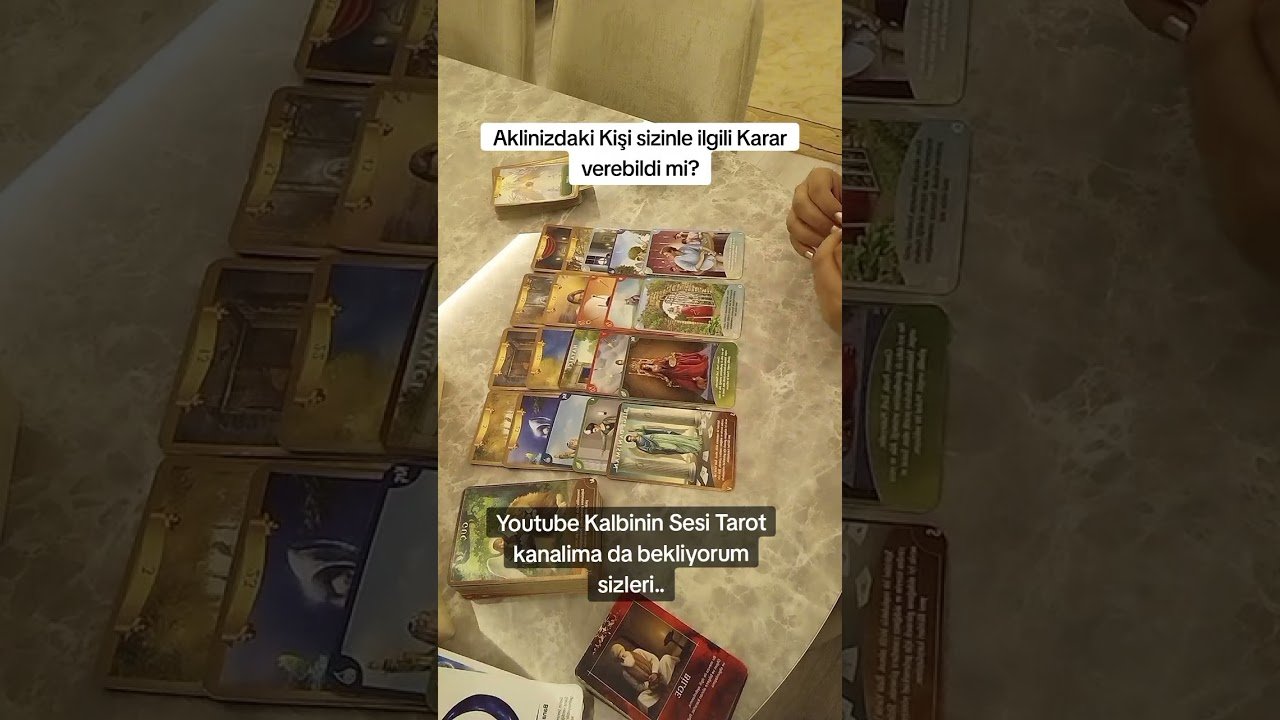 No momento, você está visualizando Aklınızdaki Kişi Sizinle İlgili bir Karar Verdi mi? #keşfet #tarot #keşfetteyiz #tarotreading #aşk