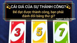 Leia mais sobre o artigo Tarot chọn tụ: CÁI GIÁ CỦA SỰ THÀNH CÔNG? Để đạt được thành công, bạn phải đánh đổi bằng thứ gì? 💫💫💫