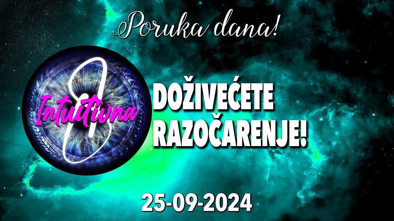 No momento, você está visualizando 📩DOŽIVEĆETE RAZOČARENJE!📩PORUKA DANA ZA 25.09.2024.🌟 Tarot citanje 🔮  @Intuitivna8