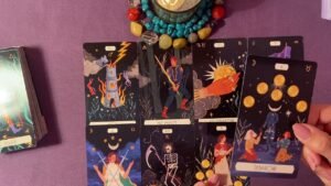 Leia mais sobre o artigo CO ON MYŚLI I PLANUJE ? #tarot #czytanietarota #tarotinteractivo #tarotcards