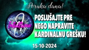 Leia mais sobre o artigo 📩POSLUŠAJTE PRE NEGO NAPRAVITE KARDINALNU GREŠKU!📩 15.10.2024.🌟 Tarot citanje 🔮  @Intuitivna8