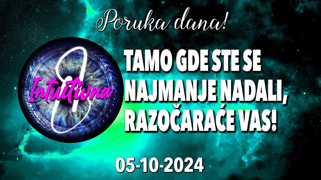 No momento, você está visualizando 📩TAMO GDE STE SE NAJMANJE NADALI, RAZOČARAĆE VAS!📩 05.10.2024.🌟 Tarot citanje 🔮  @Intuitivna8
