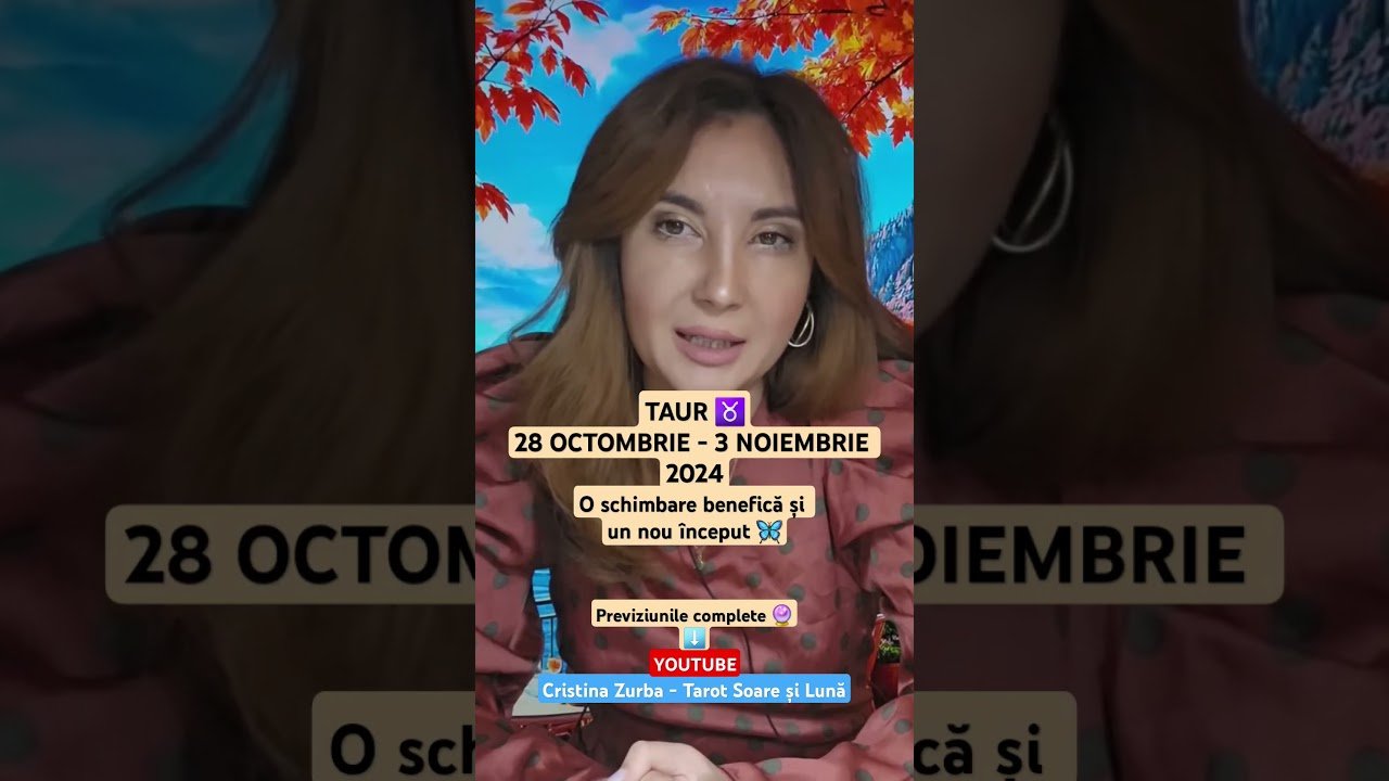 No momento, você está visualizando #taur #28-3 #octombrie #noiembrie #2024 #horoscop #tarot #zodiac #previziuni