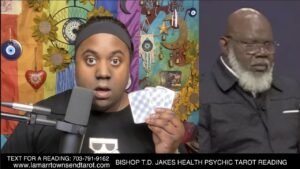 Leia mais sobre o artigo BISHOP T.D. JAKES HEALTH PSYCHIC TAROT READING | DEATH, STROKE, HEART ATTACK, SUNDAY SERMON, DIDDY